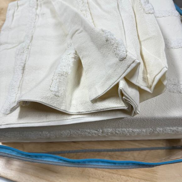 Urban Habitat NWT Mercer 3 Piece Cotton Chenille Duvet Cover Set Full/Queen - Picture 4 of 5